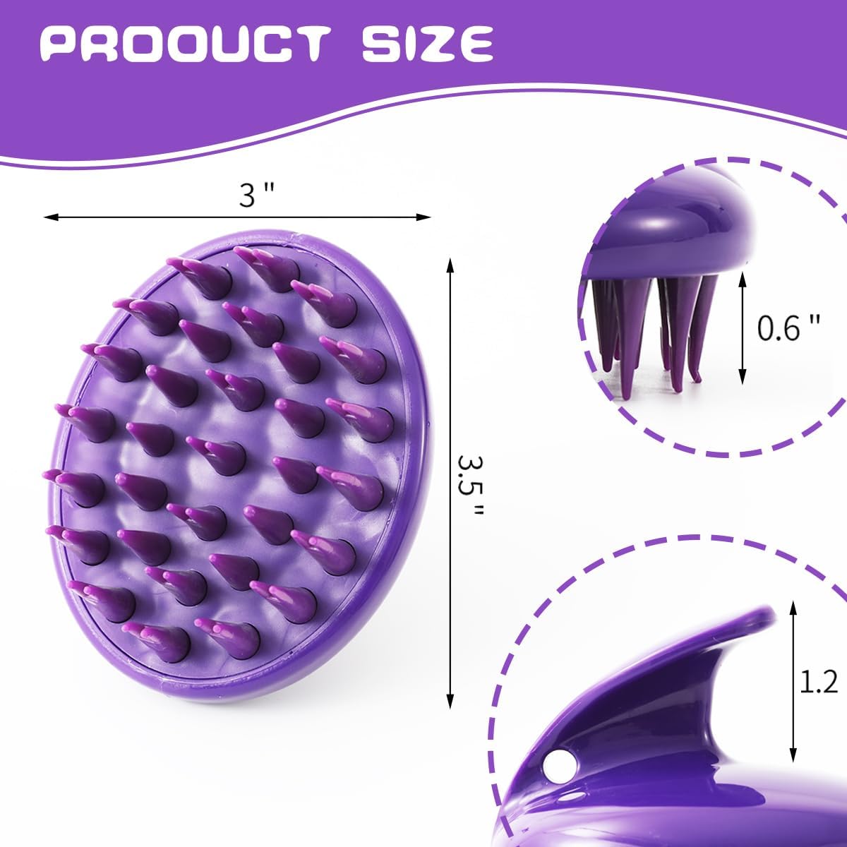 Cat Brush – Soft Rubber, Washable Silicone Pet Grooming for Cats - Image 3